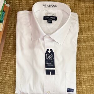 Jos. A. Bank Traveler White Dress Shirt